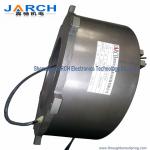 Precision Ball Bearings Big Through Bore Slip Ring With Fiber Brush