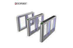 China QR Code Reader sus304 RS485 Access Control Turnstile Gate 100w supplier