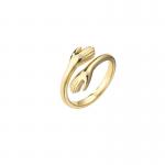 Adjustable 24K Gold Jewelry Creative Hands Open OEM Self Love Engagement Ring for sale