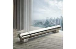 China Stylish Brushed Stainless Steel Handrails with 10mm Side Thickness for Glass Fencing supplier