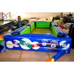Customized Inflatable Football Soccer Snooker Games Ball Pool Inflatable Billiards for sale