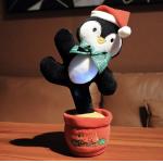EN71-1-2-3 Christmas Light Up Singing Animal Toys For Kids for sale