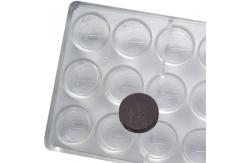 China Rectangle Coin Shaped Chocolate Moulds Polycarbonate PC Chocolate Mould supplier