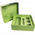 Handmade Paper Base And Lid Box With Custom Transparent Tray For Mailer Shipping for sale