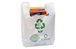 China Custom Biodegradable Shopping Bag T Shirt Small Compost Bags supplier