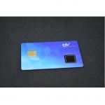 Top Level Protection Fingerprint Smart Cards 1.54 inch Biometric Payment Card for sale