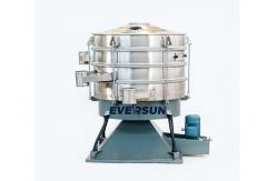 China Powder Processing Vibratory Tumbler Machine With Pneumatic Lifting Device supplier