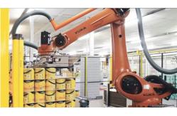 China Solution Provider Industrial Robots Palletizing Work Station KRC4 KUKA supplier