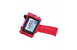 China Handheld Full Screen Mini Printer 2.8 Inch Screen Red Packaging Printer supplier