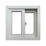 PVC Plastic UPVC Double Glass Horizontal Slide Window for sale