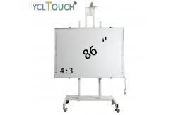 China 16:10 Electronic Smart Interactive Whiteboard 86 Inch Alluminium Alloy Frame supplier