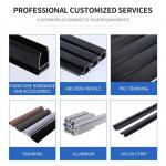                    White Plastic Edge Trim PVC Strip PC Cover Diffuser Profiles for Alluminum Plastic Sheet              for sale