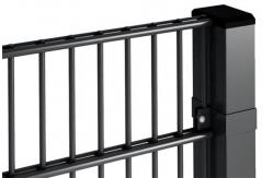 China Square Post 656 Twin Wire Mesh Double Loop Garden Fence For Residential supplier