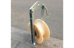 China Single Nylon Sheave Stringing Wire Rope Pulley Blocks supplier