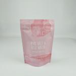 Matte Custom Printed Zipper Plastic Bag Bath Salt Body Scrub Stand Up Pouch