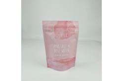 China Matte Custom Printed Zipper Plastic Bag Bath Salt Body Scrub Stand Up Pouch supplier