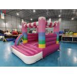 Commercial Grade Inflatable Bounce House Pink House Inflatable Jumping Castle for sale