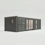 40ft Converted Shipping Containers Flatpack Temporary Housing Home