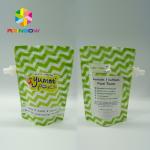 Food grade transparent standup Spout Pouch Packaging for suck jelly / juice for sale