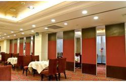 China MDF + Aluminum Acoustic Sliding Partition Wall , Movable Partition Wall Boards supplier