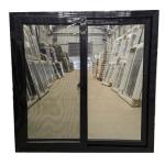 Aluminum Frame UPVC Slide Window Simple Design For Residential And Commercial Buildings for sale