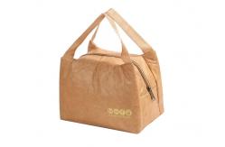 China Foldable Leakproof Jute Insulated Lunch Bag Washable Portable supplier