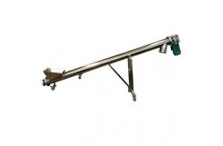 China Inclined Spiral / Screw Conveyor Powder Screw Feeder Flexible Mini supplier