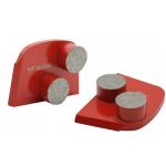40 Grit Metal Diamond Floor Pads Lavina Grinding Tools For Concrete Or Terrazzo for sale