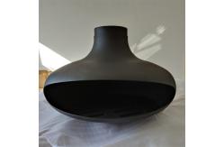China Hotel and Indoor Rotating Suspended hanging Fireplace Ethanol Hanging Fireplace supplier