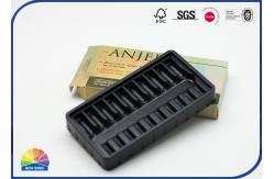 China Brown Silver Paper Folding Gift Box With 4C Print Matte Lamination supplier