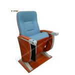 Folding Church Chair Seat Auditorium Chair With Cushioned Seat And Backrest