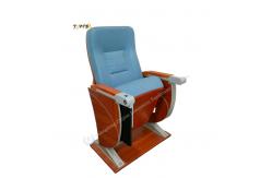 China Folding Church Chair Seat Auditorium Chair With Cushioned Seat And Backrest supplier