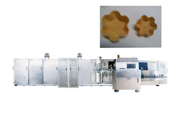 CE Wafer Making Machine , Ice Cream Manufacturing Equipment With Fast Heating Up Oven