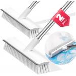 Long Handle Grout Scrubber Brush ABS Material 2 In 1 Design for sale