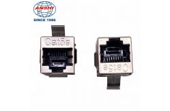 China Inline Coupler RJ45 Keystone Jack ANSHI Cat5E STP FTP 8P8C Female supplier