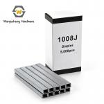 High Quality 1008J Galvanized Pneumatic Staples Iron Staples for Sofas & Furniture Rust-Proof Industrial Carton Staples for sale