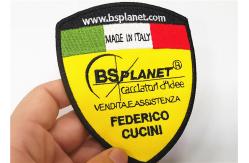 China Security Uniforms Embroidered Badge Patches Sew On Patches For Jackets supplier