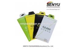 China custom envelop screen protector packaging boxes with clear window supplier