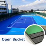 Multi Sport Synthetic Spu Acrylic Tennis Court Green Spray Painted for sale