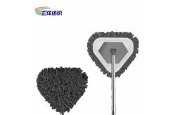 China Telescopic Cleaning Mop Handle Grey Microfiber Stainless Steel Triangle 55-150cm supplier