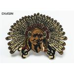 2D Eco - Friendly Clothing Embroidered Badges No Minimum Feather for sale