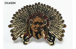 China 2D Eco - Friendly Clothing Embroidered Badges No Minimum Feather supplier