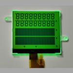 Green Backlight COG LCD Display Transflective STN Segment + Graphic 24pin FPC