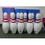 2.5m Tall White Blow Up Bowling Ball / Inflatable Human Bowling Set for sale