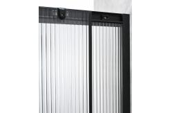 China Customizable Square Shower Enclosures With Narrow Reeded Glass For Modern supplier