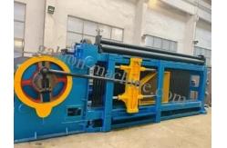 China Low Noise195m/h Automatic Gabion Machine 84*110mm Stone Cage Wire Mesh supplier
