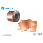 High Ductility 12m 0.02mm Copper Clad Stainless Steel Sheets for sale