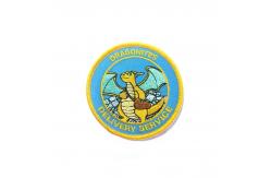 China Decorative Iron On Embroidered Patches Self Adhesive Fabric Badges supplier