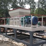 Dual Shaft Aluminium Can Shredder Crushing Industrial Shredder For Metal