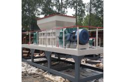 China Dual Shaft Aluminium Can Shredder Crushing Industrial Shredder For Metal supplier
